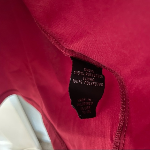 By & By Cranberry Draped and Cinched Mini Dress Size L - Picture 3 of 11